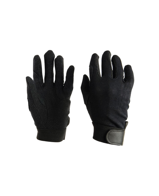 Cotton Track Glove With Grip