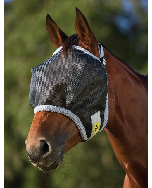 Saxon Buzz Away Fly Mask With Fleece