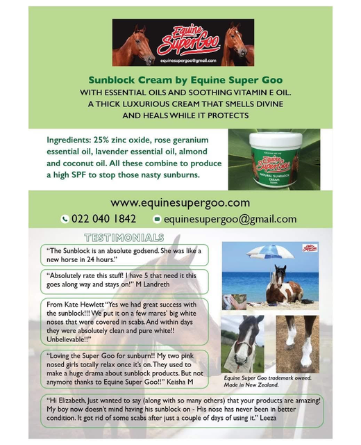 Equine SuperGoo Sun Block 500ml Horse CareFirst Aid, Vet & Health