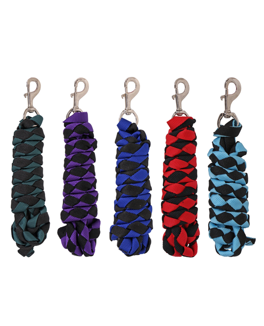 Plaited Two Tone Nylon Lead Rope