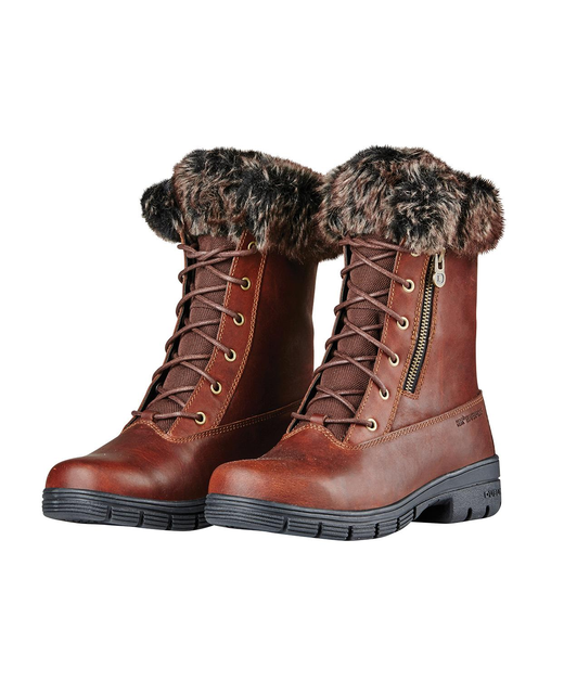 Dublin Bourne Boots Red Brown Ladies