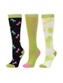 Dublin 3 Pack Socks Horses Childs