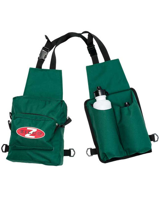 Saddle Bag Double Drink Bottles Green