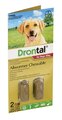 Drontal Chewable Worm Treatment For Dogs Over 35kg 2 Pack