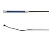 Dublin Leather Embossed Dressage Whip 110cm