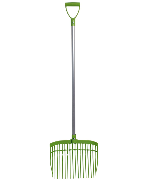 Ultra Tough Plastic/Muck Fork With Aluminium Handlee