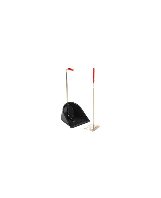 Stable Manure Collector - Black