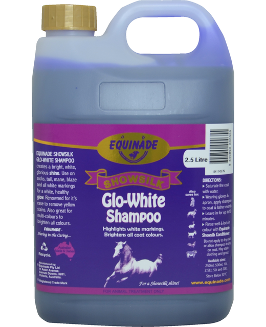 Equinade Glo Shampoo White  2.5L