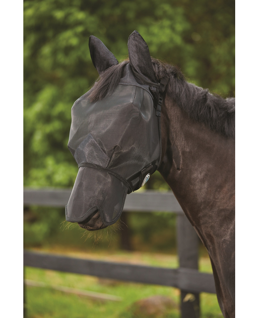 Weatherbeeta Comfitec Double Dart Deluxe Fly Mask With Ears And Nose