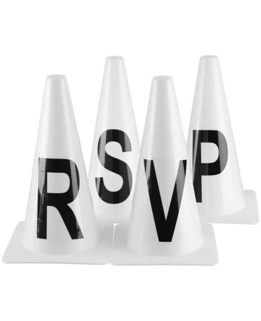 Dressage Cone Markers (R-S-V-P)