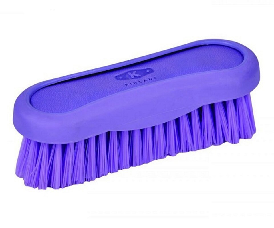 Kincade Leather Embossed Face Brush Horse CareGrooming Brushes Richmond Saddlery Kincade