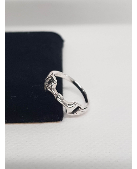 Sterling Silver Snaffle Bit Dress Ring 