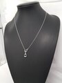 Sterling Silver Twin Stirrup Necklace 