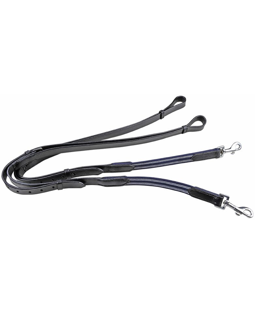 Quality Leather Side Reins With Elastic Insert