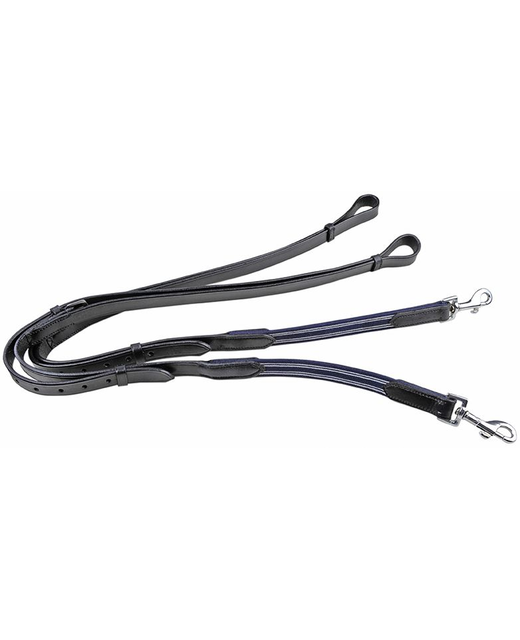 Quality Leather Side Reins With Elastic Insert