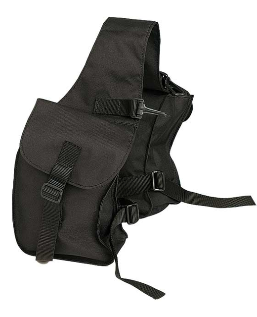 Saddle Bag-Pommel Nylon Black