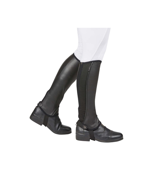 Dublin Super Flex Fit Leather Half Chaps Adults