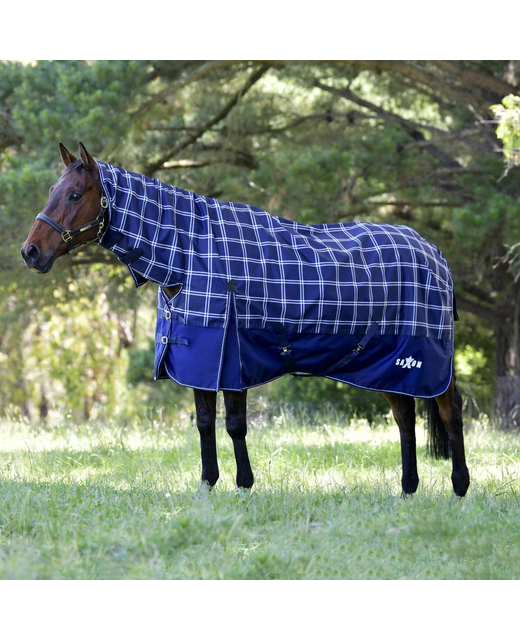 Saxon Defiant With Buckle Front 600D Combo Medium Horse RugsAutumn