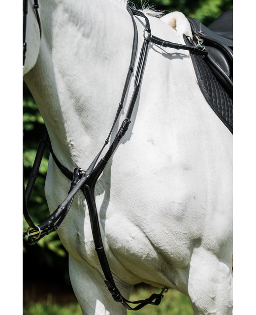 Cavallino Martingale Breastplate With Elastic