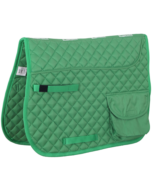 Diamond Quilted Saddle Pad With Pockets