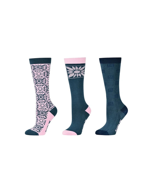 Dublin Kids 3 Pack Socks Childs One Size