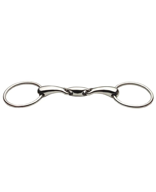 Bit Double Jointed Training Snaffle Stainless Steel