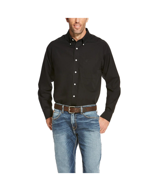Ariat Mens Wrinkle Free Solid Shirt