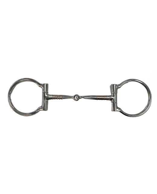 Medium Mouth Dee Copper Inlay Snaffle