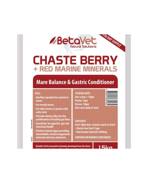 Betavet Chaste Berry + Red Marine Minerals