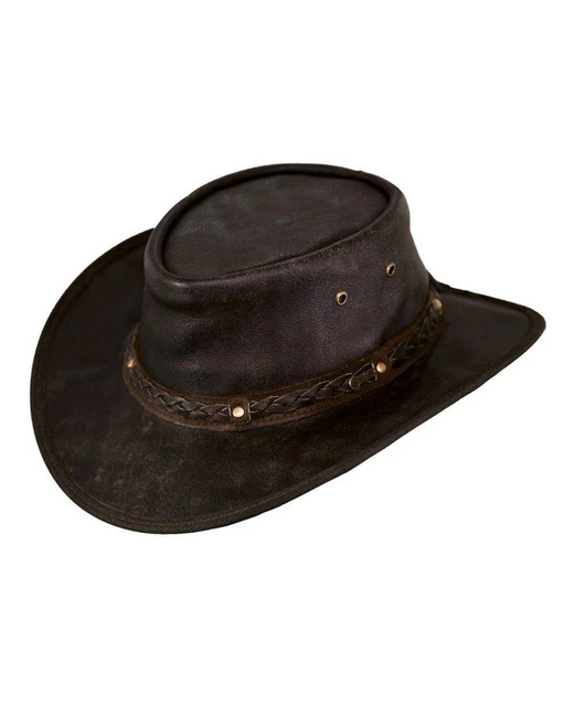 OutBack Iron Bark Leather Hat