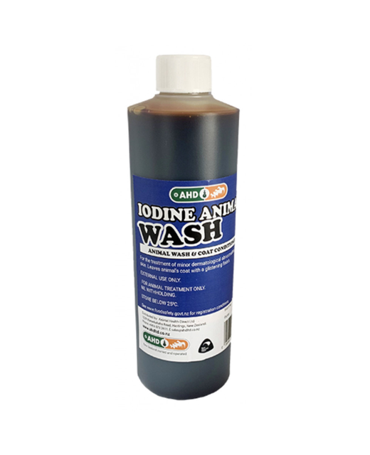 AHD Iodine Animal Wash 500ml