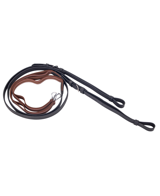 Leather Side Reins With Elastic