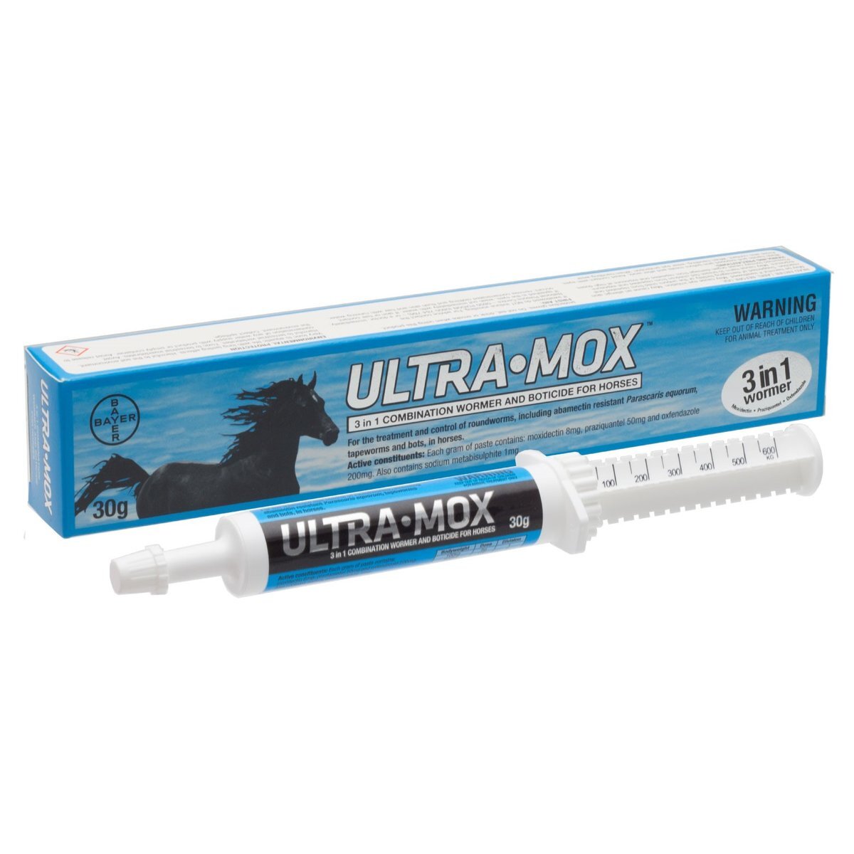 UltraMox 30GM Horse Wormer Horse CareWormers Richmond Saddlery bayer YES