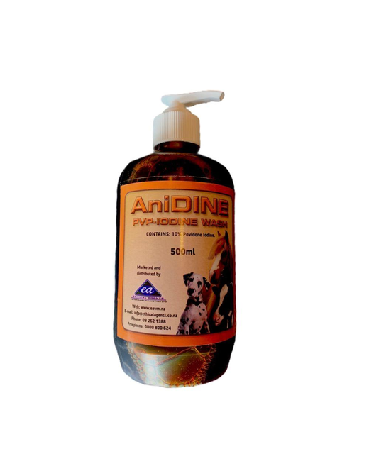 Anidine PVP Iodine Horse Wash Pump Pack 500ml