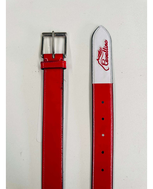 Cavallino Patent Leather Belt