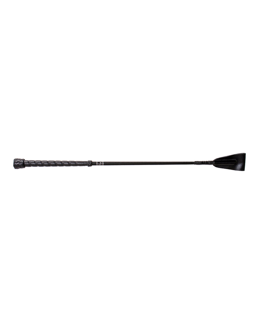 Fleck Riding Contured Leather Grip Jump Whip