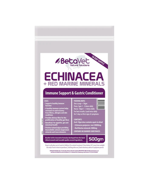 Betavet Echinacea + Red Marine Minerals 500gram