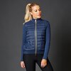 Dublin Black Eleanor Leather Detail Puffer Jacket