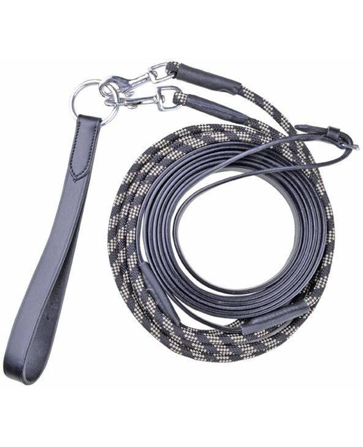 Softly Leather And Rope Draw Reins