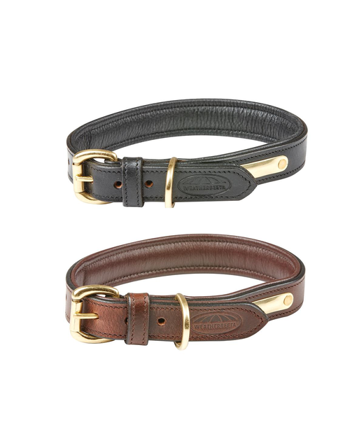 Weatherbeeta Padded Leather Dog Collar