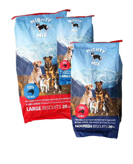 Mighty Mix Dog Biscuits 20kg