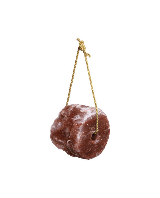 Large Rock Salt On A Rope Approx Weight 3kg 
